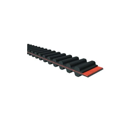 D&D Modified Curvilinear Timing Belt, 130 Teeth, Chloroprene, 650 mm Wide, 5 mm Pitch, D100-S5M-650 D100-S5M-650